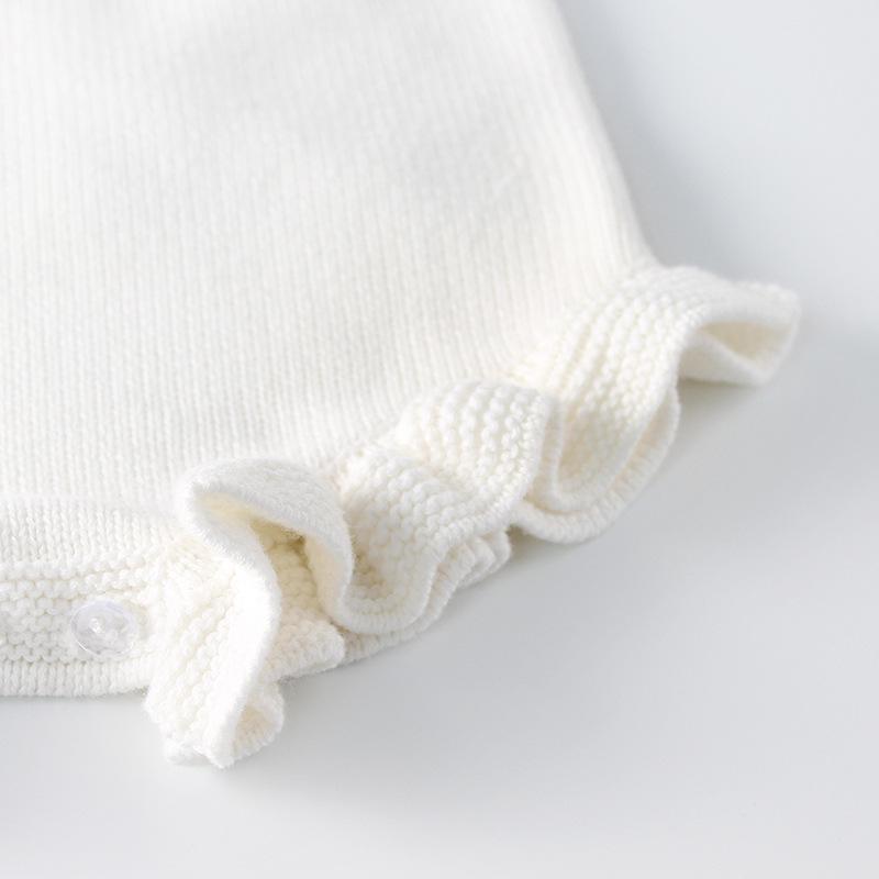 Комплект для малышей весна-осень: Куртка с узором «Листва» + шерстяной комбинезон для мальчиков и девочек