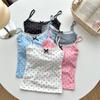 Pure Lace Bow with Breast Pad Pure Sling Vest for Women Wearing Sweet and Spicy Design Niche Top