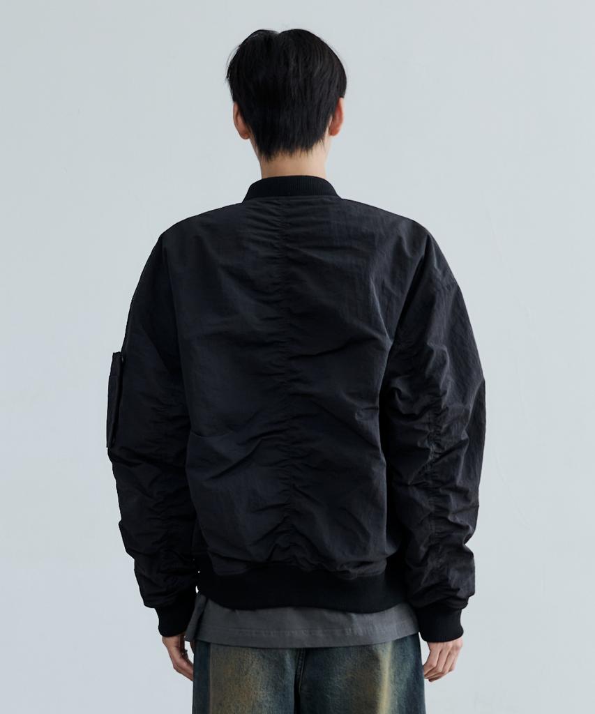Maison Mined Detachable Pocket Ma-1 Black