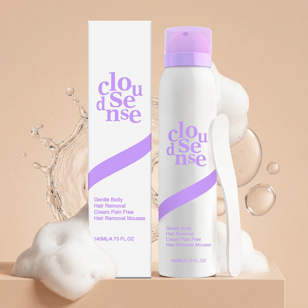 Gentle Hair Removal Mousse Full Body Use Refreshing Moisturizing Daily Body Cleansing Portable Depilatory Mousse Mild Formula