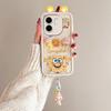 KEYSION Чехол с милым 3D-мультяшным рисунком для Infinix Hot 50i с браслетом, мягкий силиконовый противоударный чехол для телефона Infinix Smart 9 HD