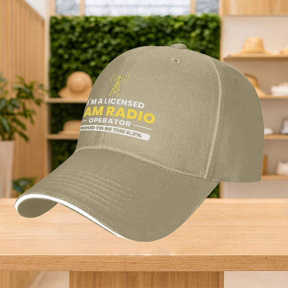 Zhongyi Shang pc Radio Tower Print Adjustable Baseball Cap Unisex with Multiple Color Options Suitable for Casual Activities