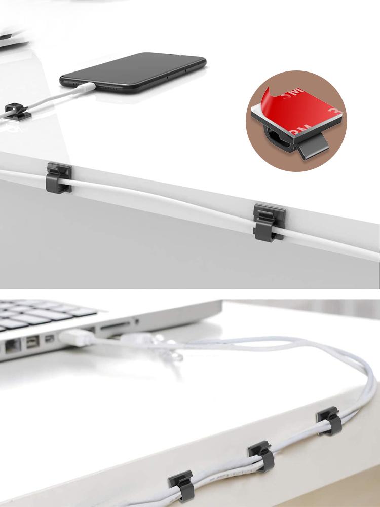 10/20/50 шт. самоклеящиеся зажимы для органайзера для кабеля, мини-автомобильный держатель кабеля, крепление, зажим для стола, зажим для крепления провода, крепежный зажим