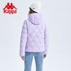 Kappa down jacket women's winter quilted hooded down jacket outdoor bread cold jacket