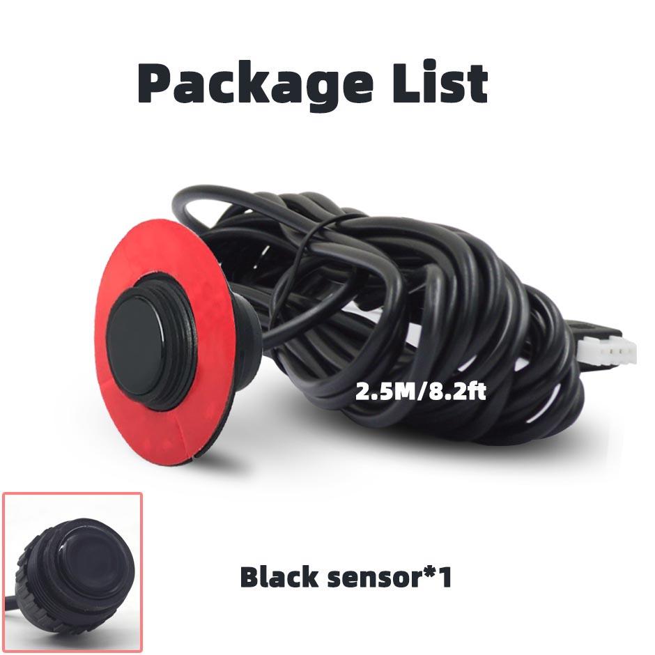 Qxny Original Embedded Flat Car Parking Sensor Parktronic Reverse Probe Ultrasonic Matte  Black Grey Silver  for Backup Rada