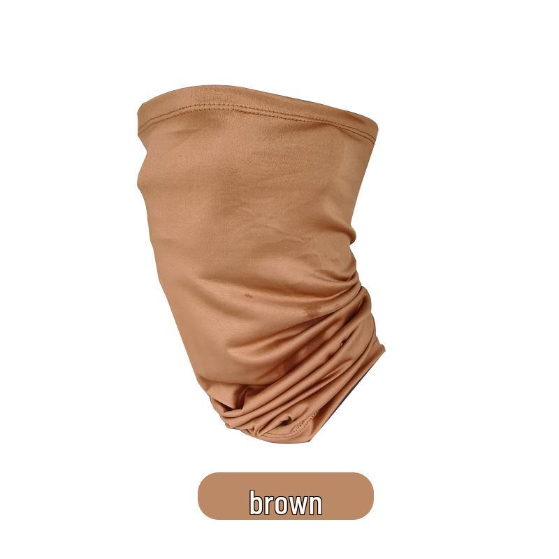 Велосипедный солнцезащитный платок из молочного шелка: Многофункциональный чехол для лица и шеи для езды на велосипеде и рыбалки