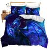 Magic Flying Dragon Duvet Cover Set Bright Colorful Fly Dragon Wildlife Kids Comforter Cover Outer Space Galaxy Men Bedding Set