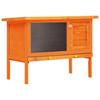VidaXL Outdoor Hutch Small Animal Enclosure 1 Level Wood