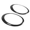 Pair Front Headlight Frame Carbon Fiber Car Lamp Cover Trim Replacement for 911 997 GT3 2005?2010