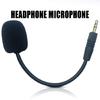 Replacement Mic 3.5mm Plug Microphone for Headphone with Sponge Cover and Superior Sound Quality
