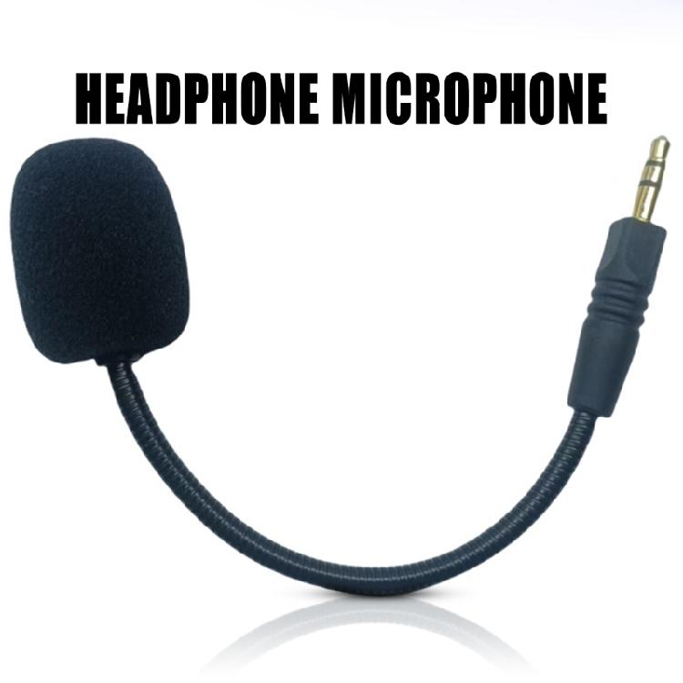 Replacement Mic 3.5mm Plug Microphone for Headphone with Sponge Cover and Superior Sound Quality