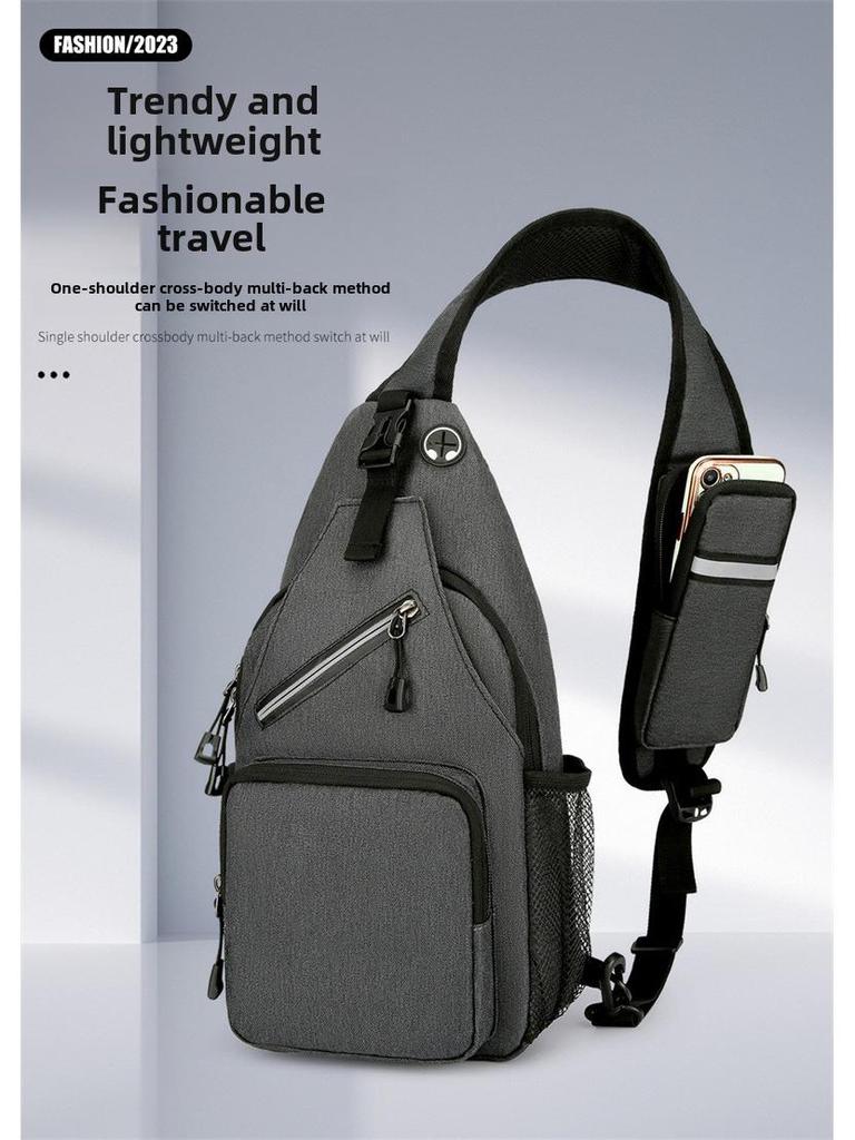 Модная многофункциональная сумка на грудь для мальчиков и девочек 2023 года — сумка через плечо для отдыха на открытом воздухе и путешествий