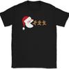 Santa Man T-Shirt Funny Christmas Video Game Claus Cookie Humor Graphic Tee