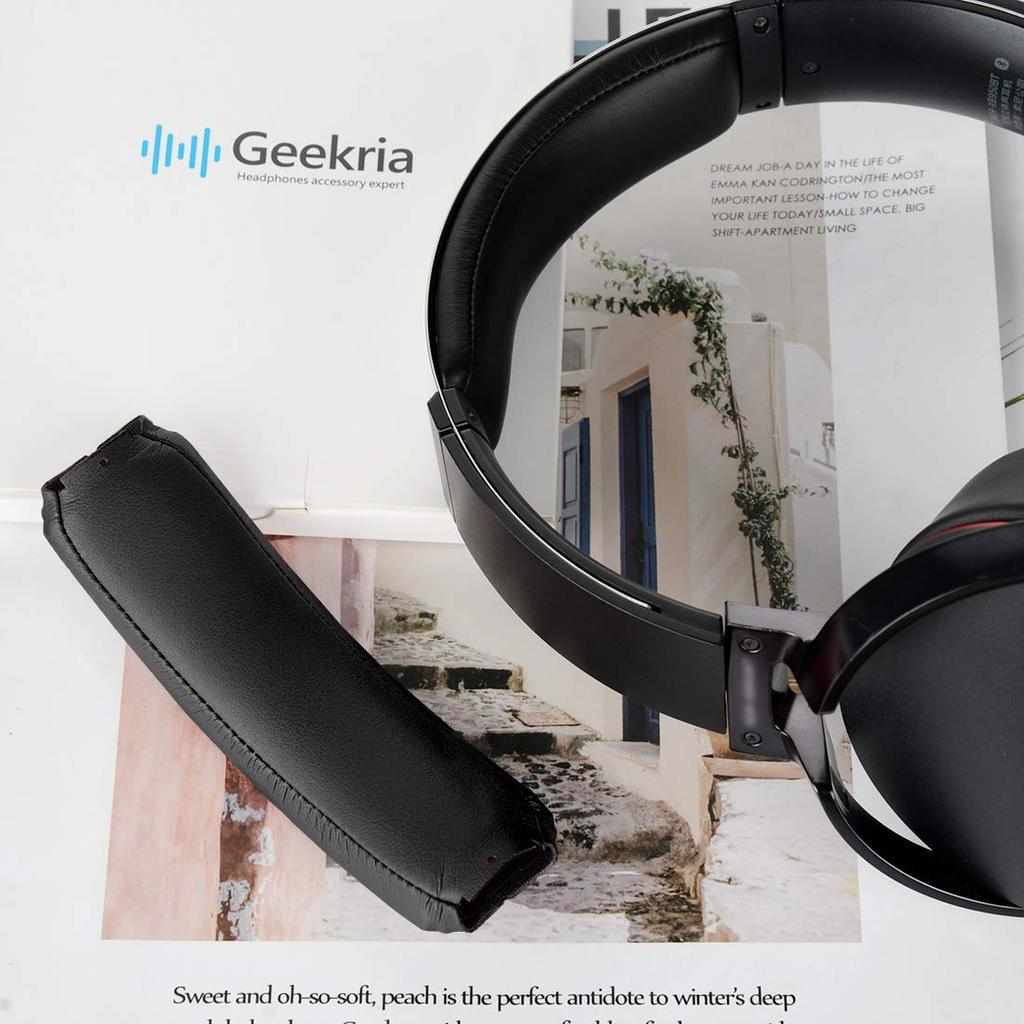 Geekria Headband Compatibility Headphone Headband Compatible with Sony SONY Replacement Pad MDR-XB950BT MDR-XB950N1 MDR-XB950B1 MDR-XB950/H (Black)