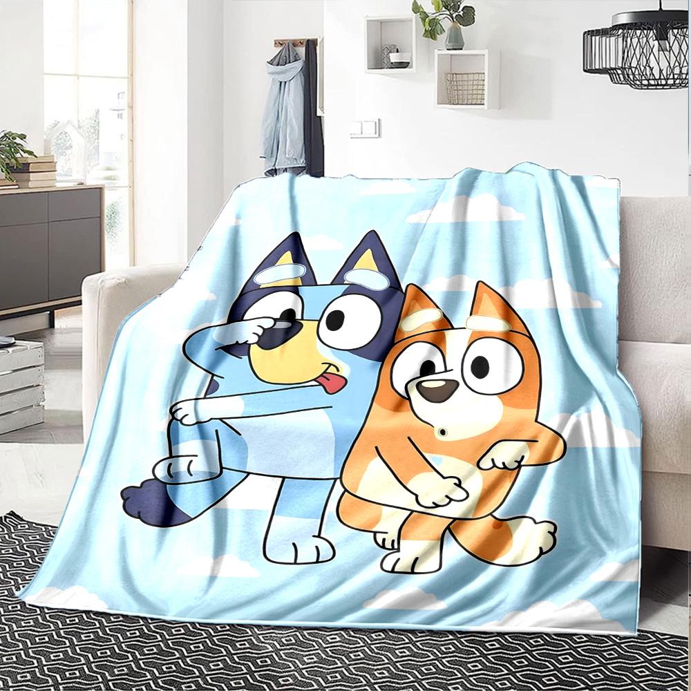 1pc B-Blucy Blanket, Gift, for Men and Women, Soft Blanket, Good for Sofa Bed Couch Travel, Lightweight Flannel Blanket