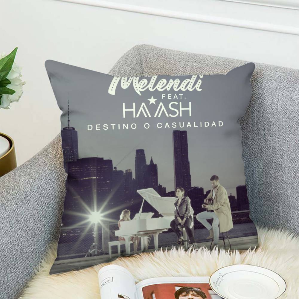 M-Melendi Pillow Case Album Case Sofa Decorative Home Double-sided Printing Short Plush Cute Cushion Cover