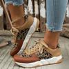 2024 Women's Spring New Fashion Leopard Print Designer Women's Shoes Outdoor Leisure Comfort Walking Women's Sports Shoes Large