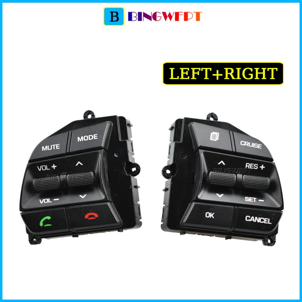 96700-C1710 Cruise Control Steering Wheel Buttons For Hyundai SONATA HYBRID 17 2018 2019 With Backlight