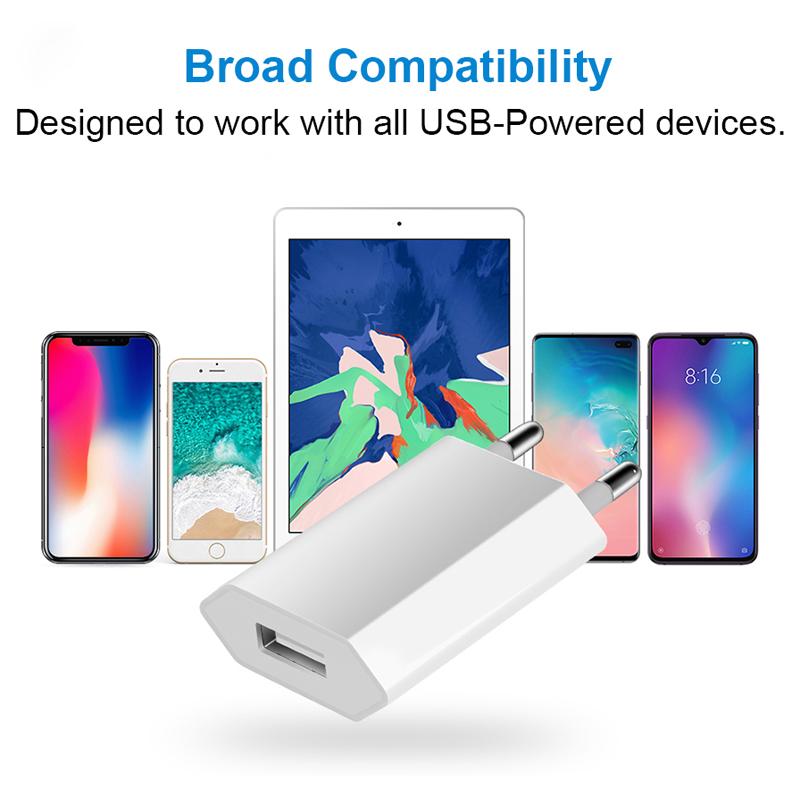 3 шт./лот Зарядное устройство USB с вилкой ЕС для iPhone 13 12 11 Pro MAX USB-кабель для зарядки для iPhone 8 7 6 5S SE Адаптер для дорожной зарядки