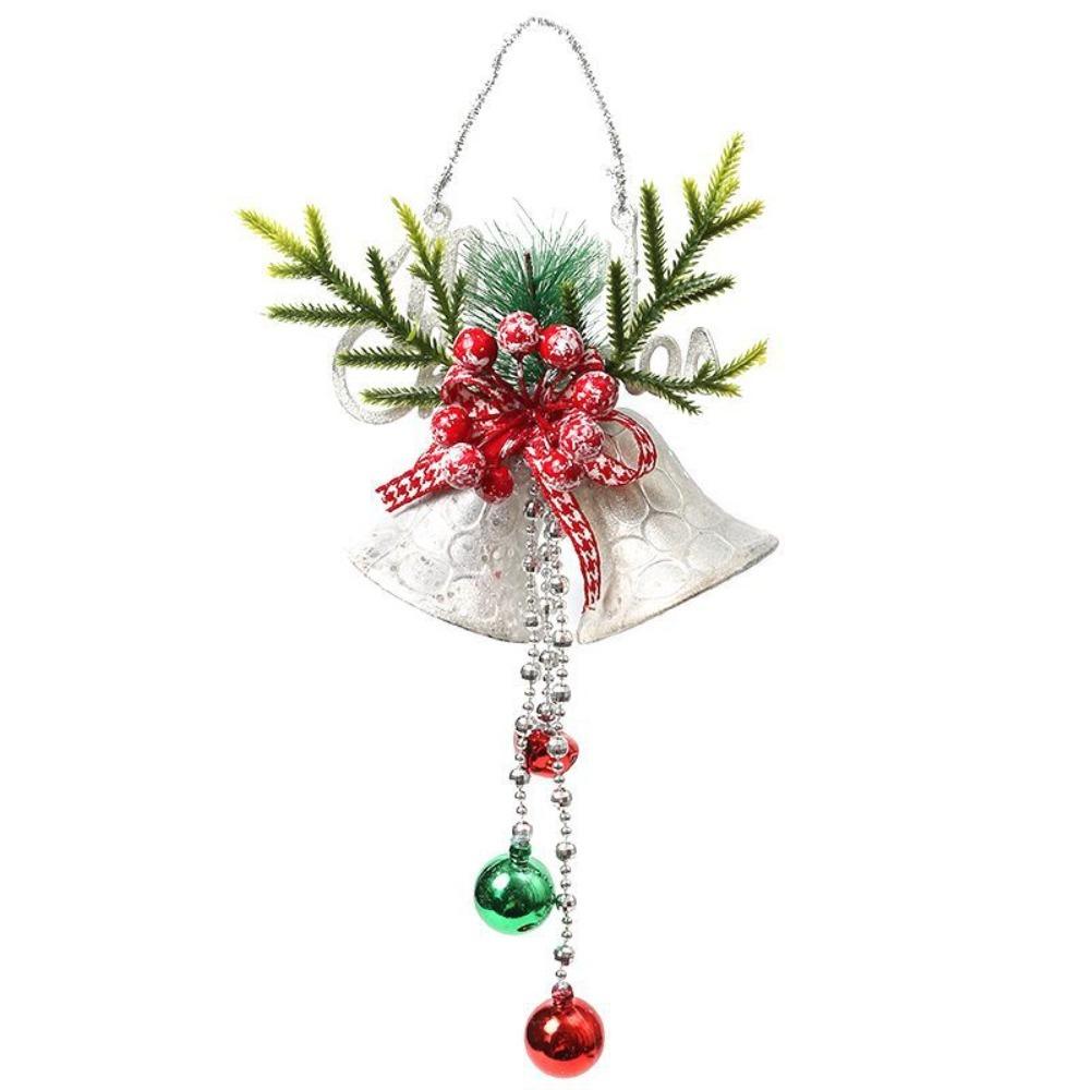 With Pine Cones Christmas Bell Glitter Christmas Hanging Ornament Xmas Tree Pendant  Shopping Mall