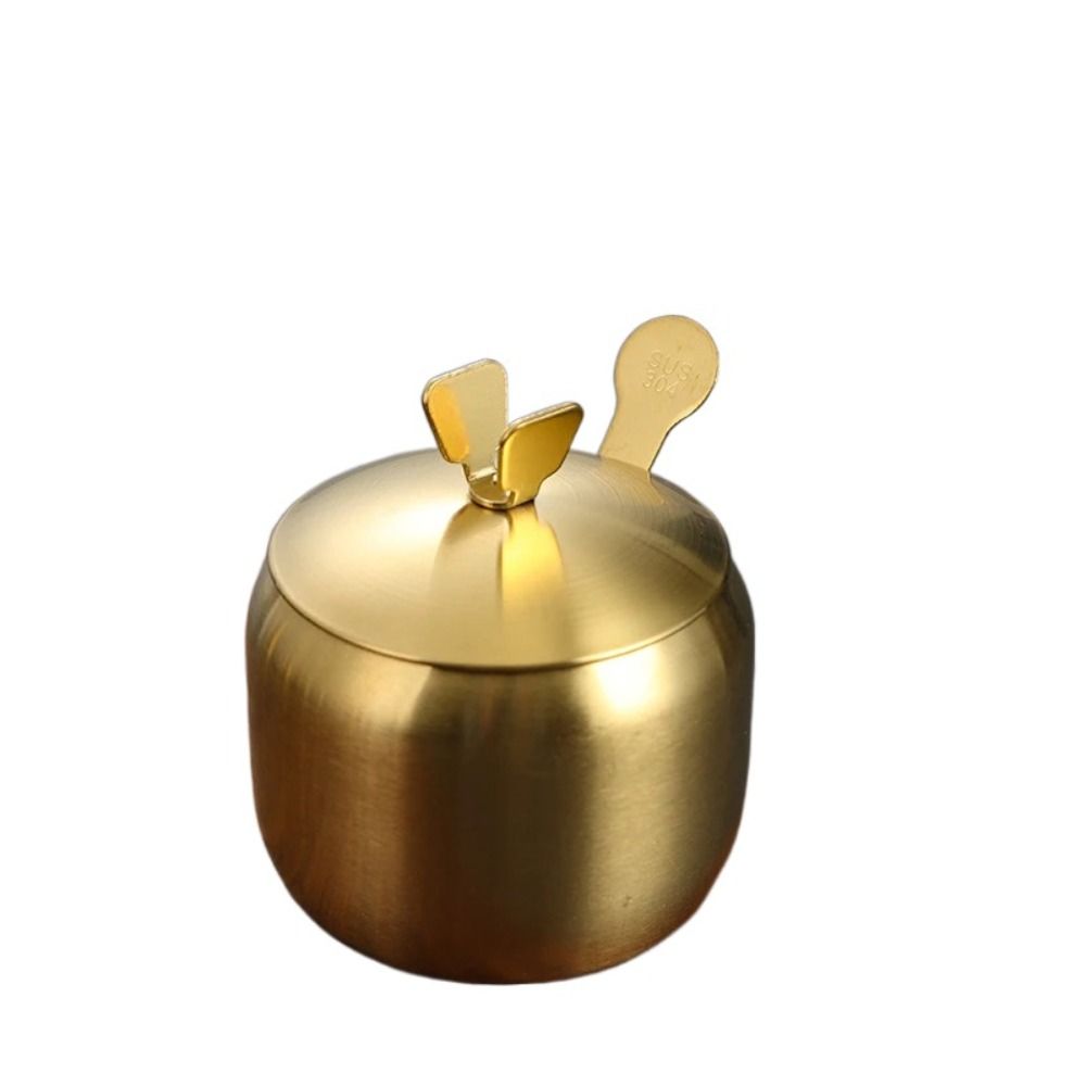 Stainless Steel Seasoning Jar Multi-purpose Condiment Shaker New Can Bottle Storage Box