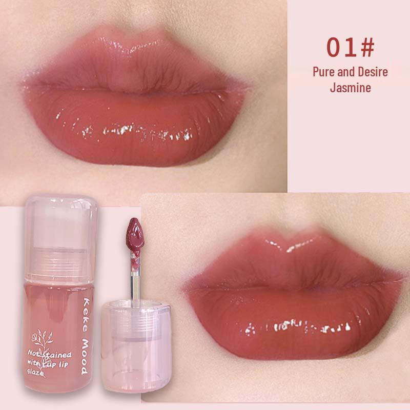 Kekemood Мини Ведерко для Льда Блеск для Губ: Стойкие, увлажняющие пухлые губы для молодого сияния.