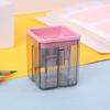 1pc Creative Pencil Sharpeners Ins Korean Fashion Geometry Style Morandi Color Sharpener Back To School Office Accessories