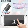 Elnicec Switch OLED Чехол Последний Улучшенный Прозрачный ТПУ Раздельный Легкий Без Полной Совместимости с Док-станцией Nintendo Switch OLED [Модель 2025 года] Joy-Con (L)/(р)