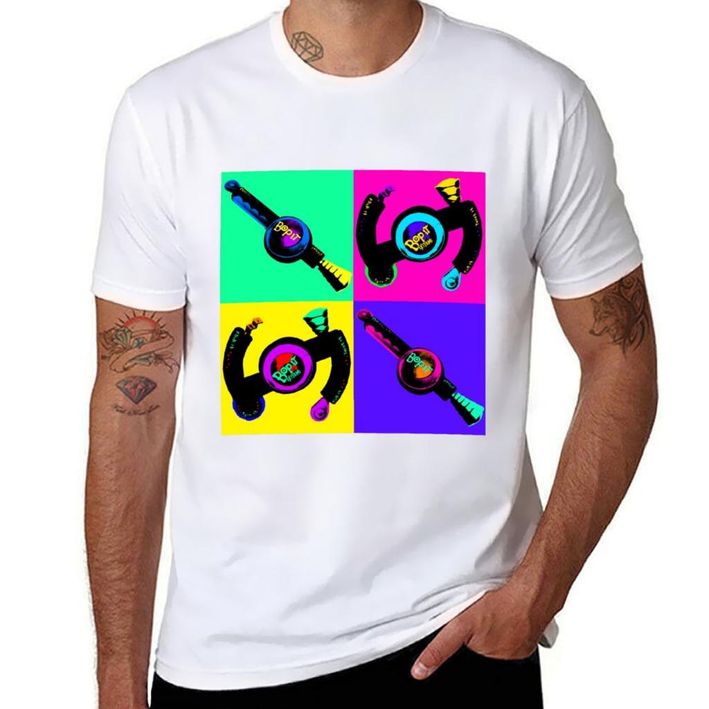 Bopit Pop Art Tshirt Relaxed Casual Short Sleeve Tee Tshirt