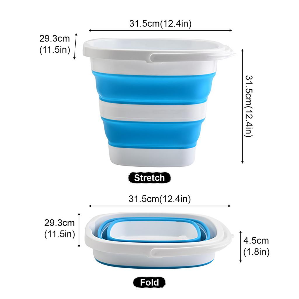 Collapsible Bucket Bathroom Dirty Clothes Storage Bucket Laundry Baskets Portable Fruit Vegetable Storage Organizer Buckets New
