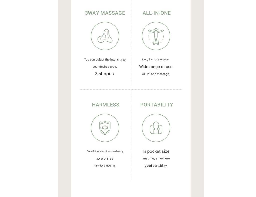 [Barybody] Массажный ролик-шар и инструменты Мануальный массажер все в одном