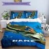 3pcs Nemo1 Cover Set - Personalized Name, HD Printed Bedding with 1 Cover and 2 Pillowcases - Perfect for Home Decor, Easy Care