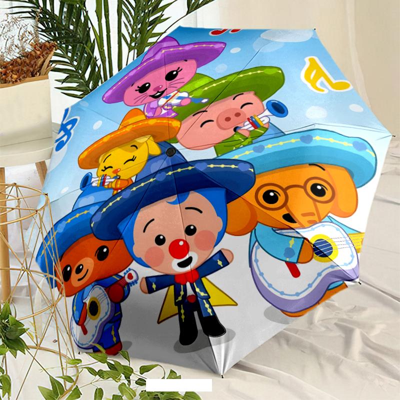 F-FlimFlim Umbrella with Automatic Open/Close & Self-8-Rib Heavy-Duty Umbrella, Compact Travel Umbrella Suitable for Outdoor