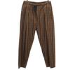 BRU NA BOINNE Check Pattern Easy Tapered Pants Brown Women Used
