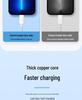 Многофункциональный кабель 3-в-1 для быстрой зарядки Power Bank, 100 Вт