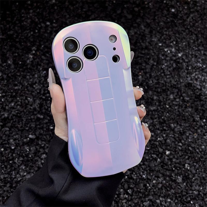 Яркий 3D чехол-спортивный автомобиль для iPhone 17 Pro Max, 16 Plus, 15, XR - Ударопрочный дизайн суперкара