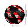 Atlético Goianiense Indoor Soccer Ball Colorful All Ages Size 5 Machine Stitched PVC Competition Ready Durable High-Bounce