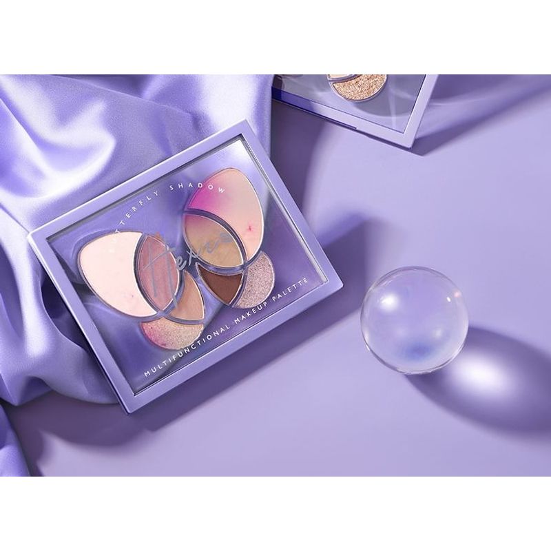 HEXZE - Butterfly 8 Colors Eyeshadow Palette - Sunshine