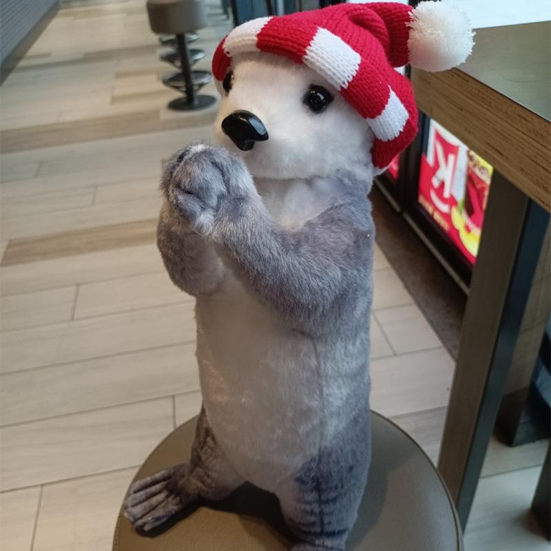 Милые Звоночки Животные-Благословение Енот Выдра Кукла Плюшевая Игрушка Кенгуру в Плаще Кукла Детская Тряпичная Кукла