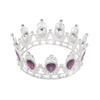 Baroque Bridal Crown Full Ring Wedding Crown Round Crown European Retro Palace Flash Diamond Large Crown Luxury