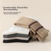 SNOWFLYING 5 Pairs of Men's Socks, Spring And Summer Breathable Mid-Calf Socks, Cotton Socks for Men, Sports Casual Basketball Socks