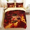Anime Nezha movie 3D Boy Girl Bedroom Decoration Duvet Cover with Pillowcase, 2pcs Bedding Set for Single Double King Queen Bed