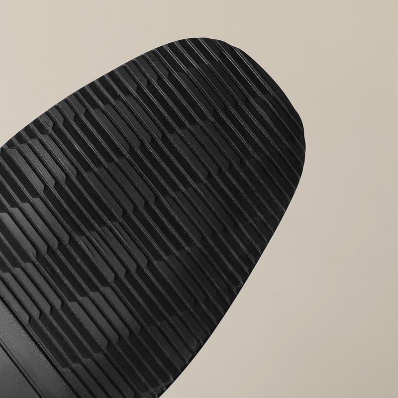 Fashion Women's New Spring and Autumn Square Head Retro Middle Heel Large Metal Belt Buckle Mary Jane Single Shoes