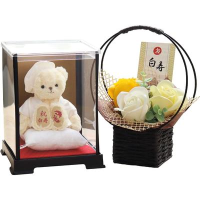 Ароматизированное мыло Hakuju Bear 12 см маленького размера [Petit Lou] (Дело Цветок)