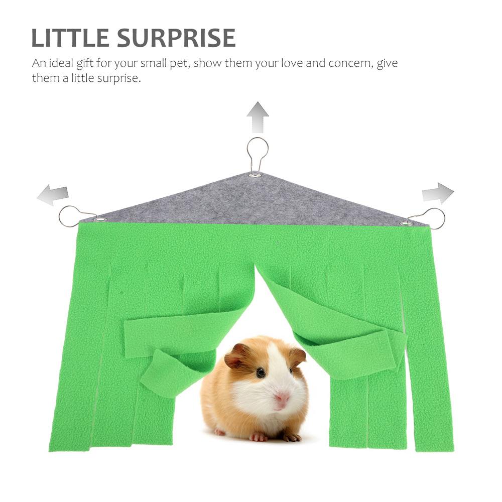 Hideaway Hammock Cloth Hedgehog Corner Guinea Pig Hideout Hamster House Rat Nest Rabbit Hiding Tent