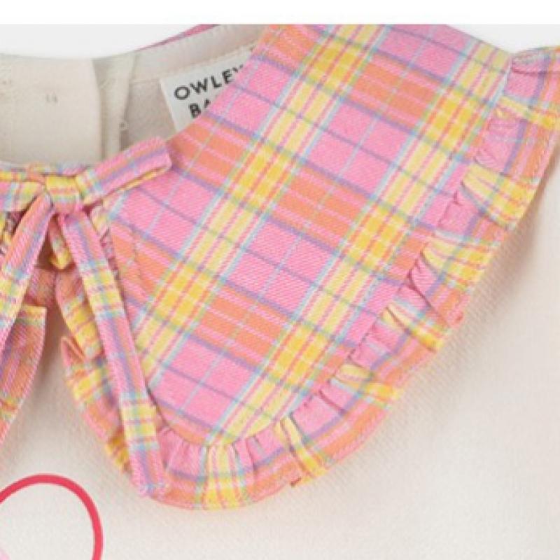 Юбка с воротником в клетку Olivan Lovely Pink 