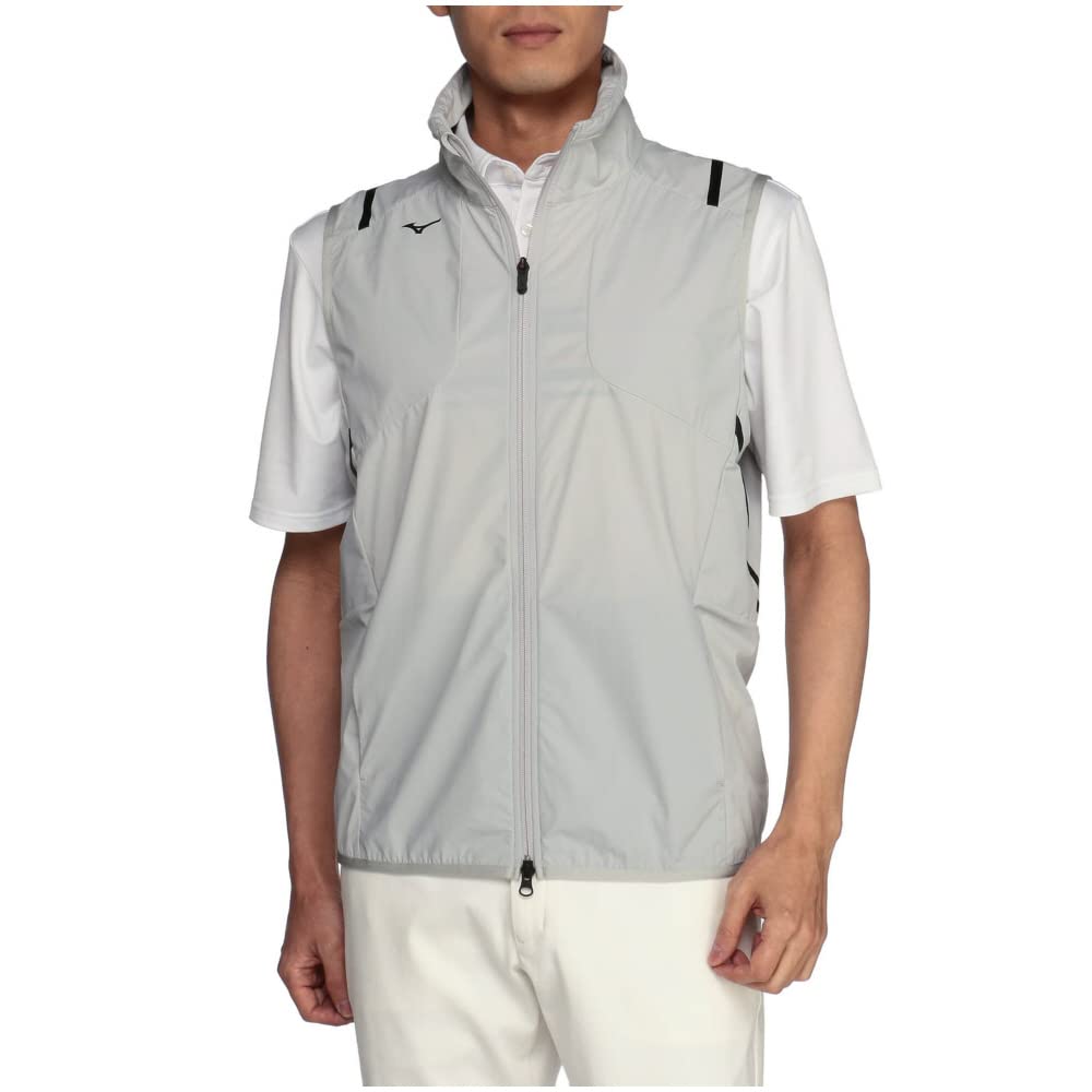 Mizuno Cold Charge Vest for Includes 7 Ice Cools and Combats Size XL Golf, Packs, Heat, Men's Gray, (E2JE2050)
