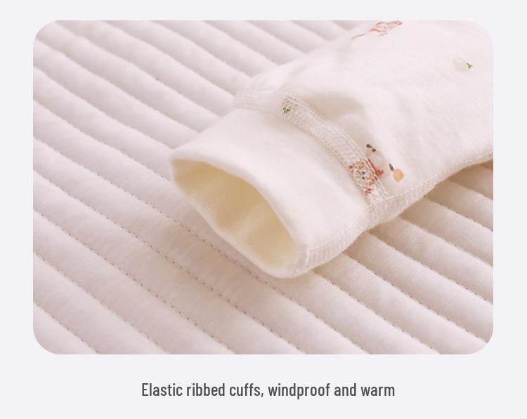 Детский стеганый хлопковый комбинезон - 40 г, Тонкая, теплая пижама на осень/зиму