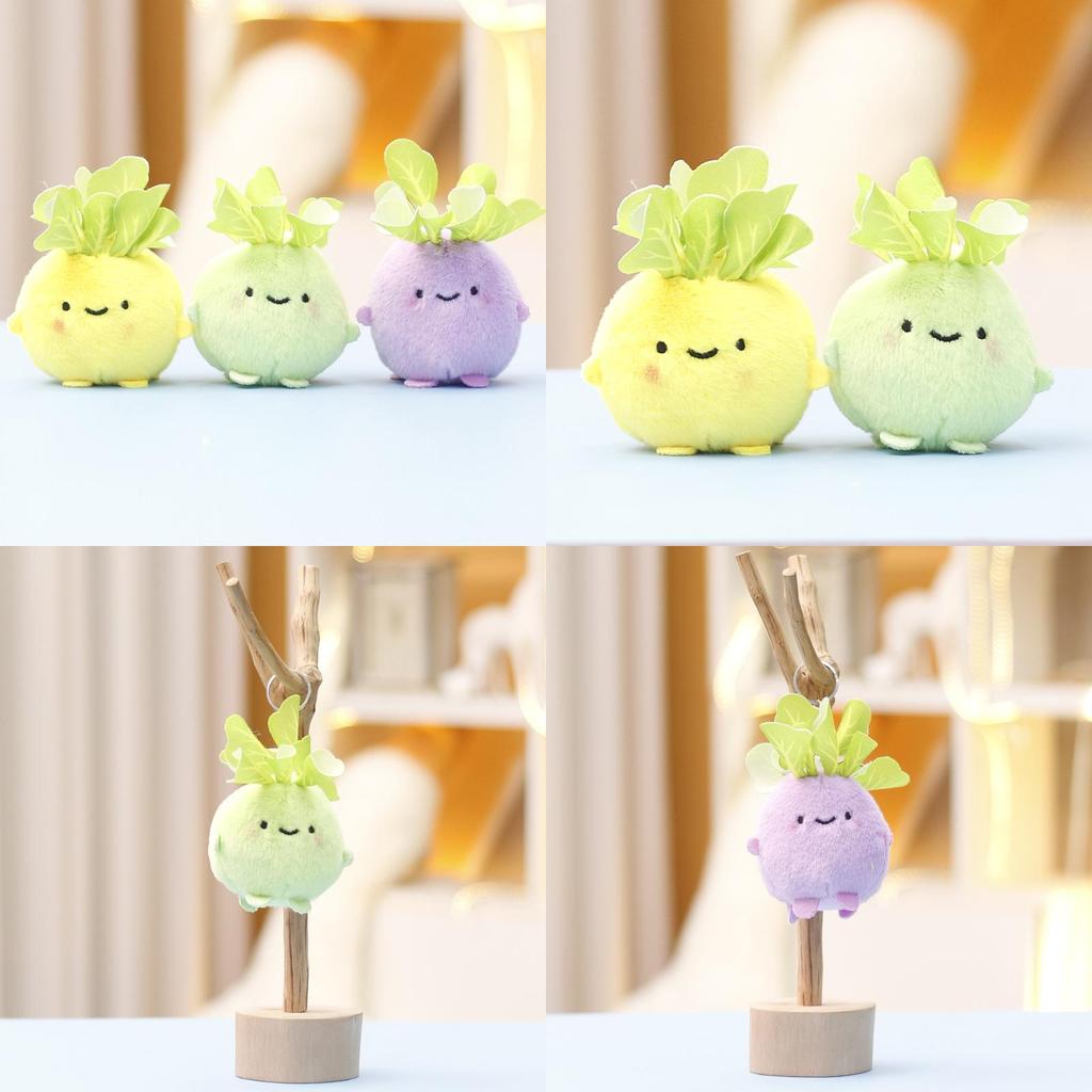 Adorable Vegetable Plush Toy Cute Cabbage Doll Keychain Accessory For Kids And Adults