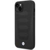 Etui do iPhone 14 BMW Leather Seats Pattern Czarne